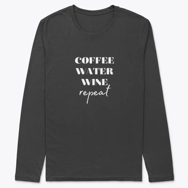 COFFEE, WATER, WINE